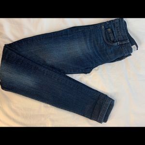 Zara dark wash skinny jeans